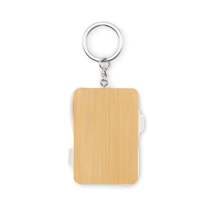 Keyring Charging Cable in Bamboo