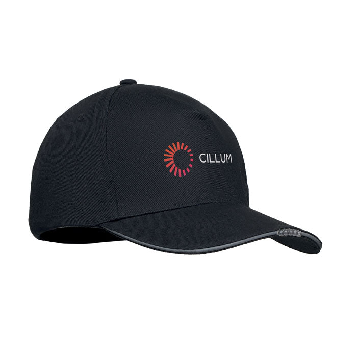 Cotton Baseball Cap with LED Light
