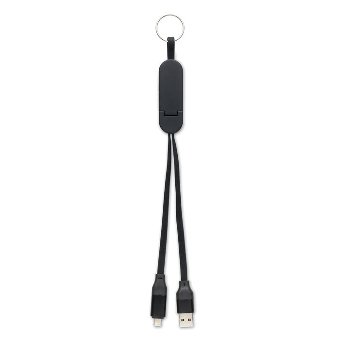 2-in-1 Charging Cable Keyring and Phone Stand