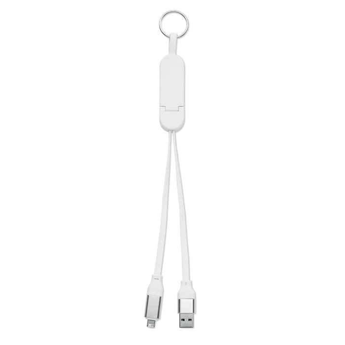 2-in-1 Charging Cable Keyring and Phone Stand