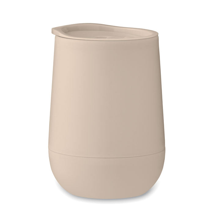 Double Walled Tumbler with Mouthpiece Lid