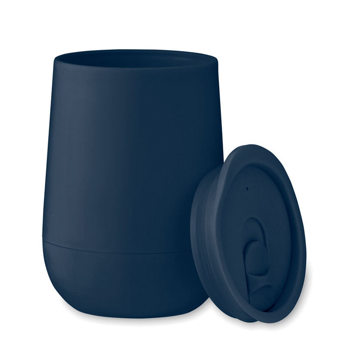 Double Walled Tumbler with Mouthpiece Lid