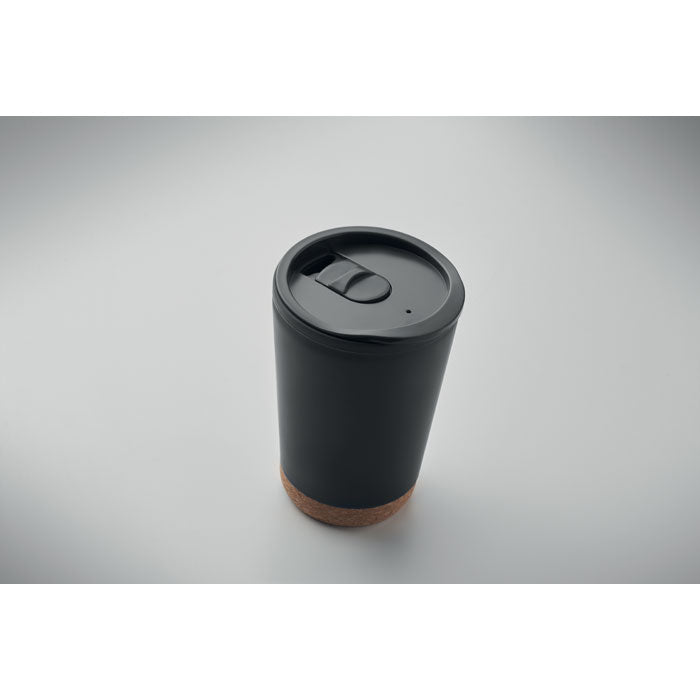 Double Walled Tumbler with Cork Base