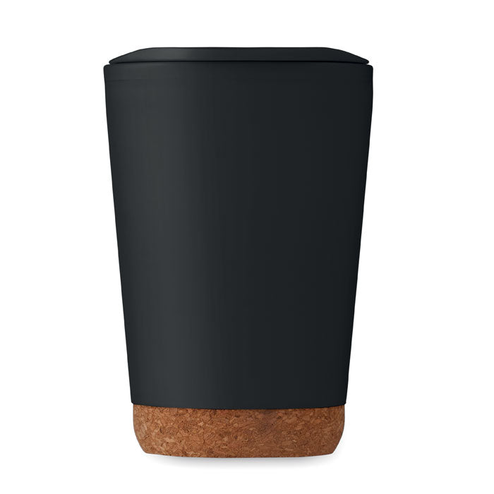 Double Walled Tumbler with Cork Base