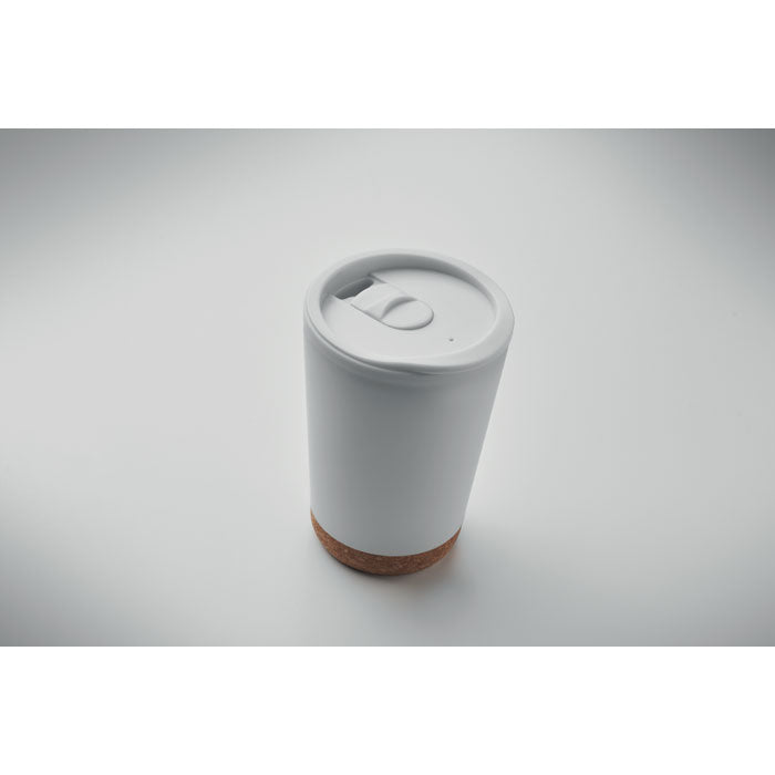 Double Walled Tumbler with Cork Base
