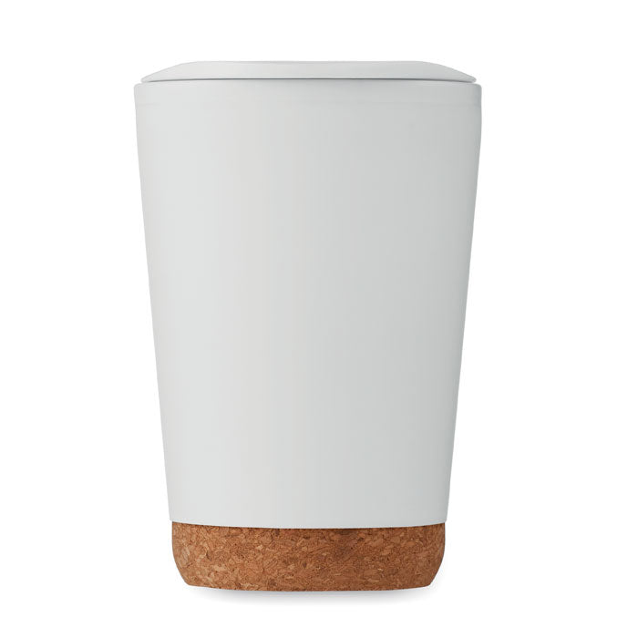 Double Walled Tumbler with Cork Base