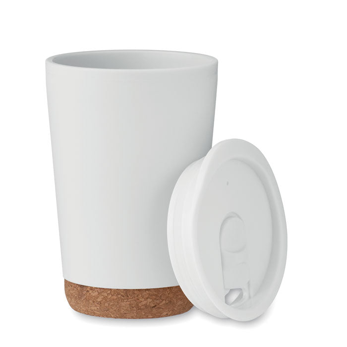 Double Walled Tumbler with Cork Base