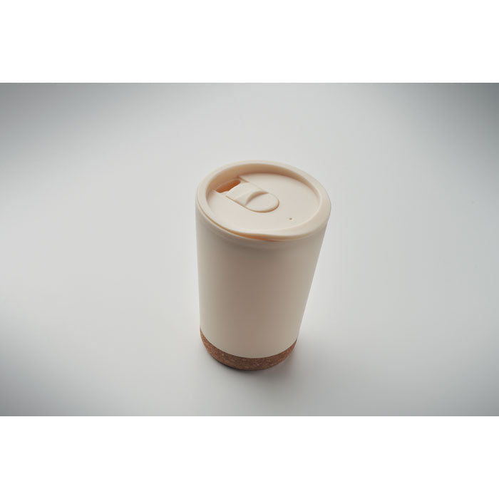 Double Walled Tumbler with Cork Base