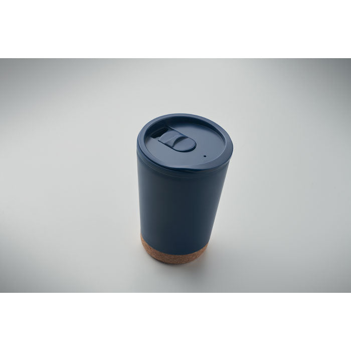 Double Walled Tumbler with Cork Base
