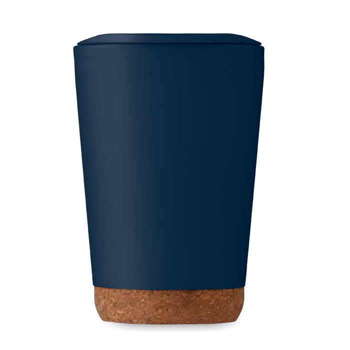Double Walled Tumbler with Cork Base