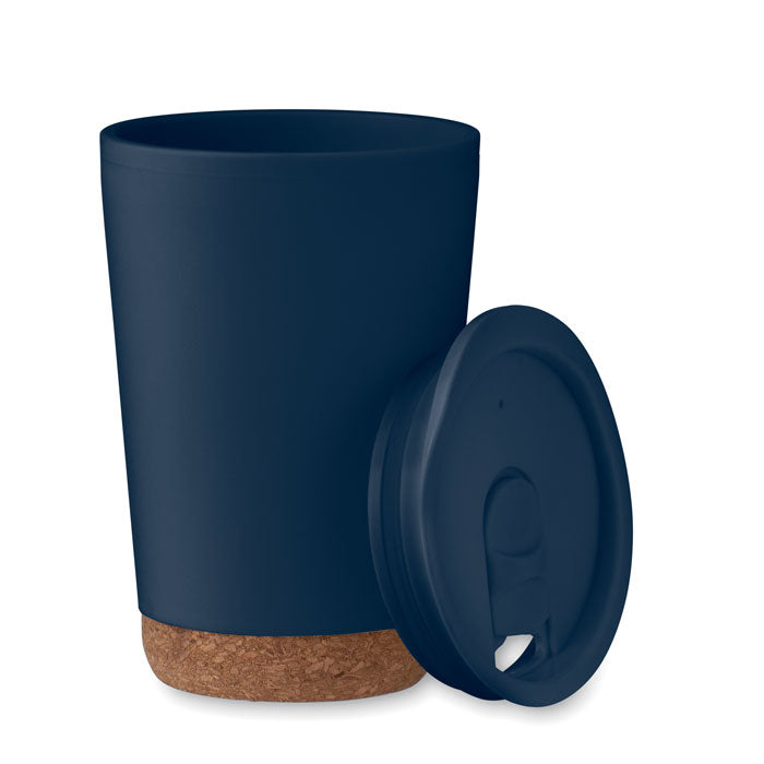 Double Walled Tumbler with Cork Base