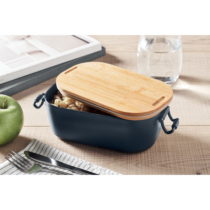 Lunch Box with 2 Side Clasp Closure