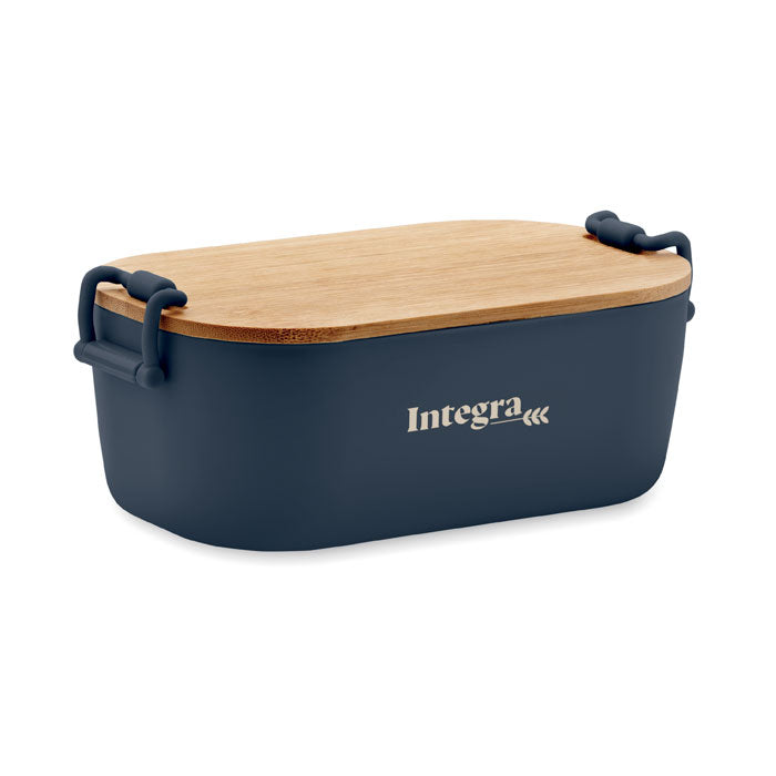 Lunch Box with 2 Side Clasp Closure