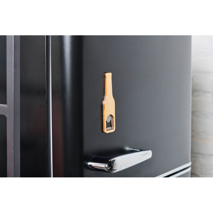 Bamboo Magnetic Bottle Opener