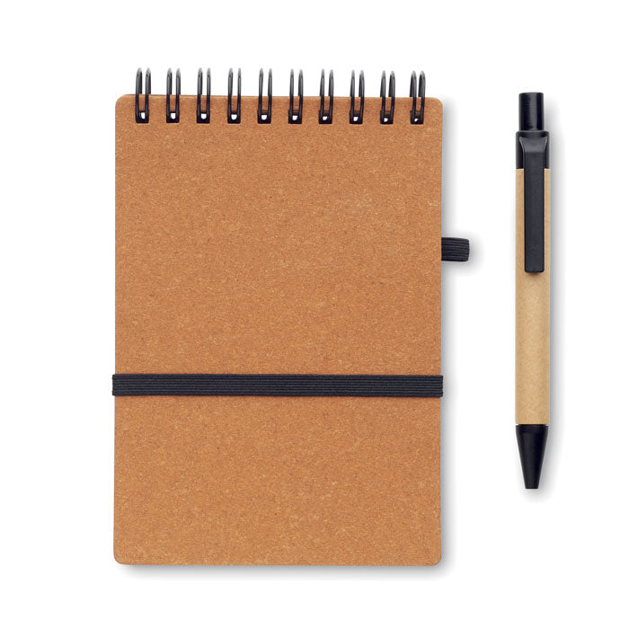 Recycled Notebook and Ballpoint Pen