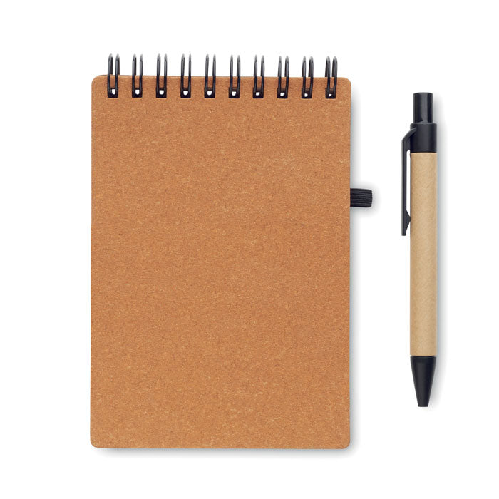 Recycled Notebook and Ballpoint Pen