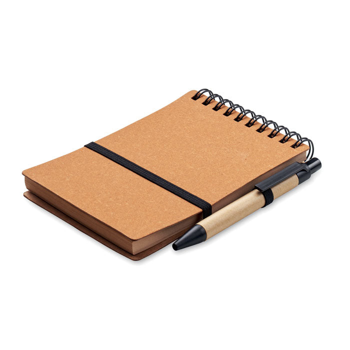 Recycled Notebook and Ballpoint Pen