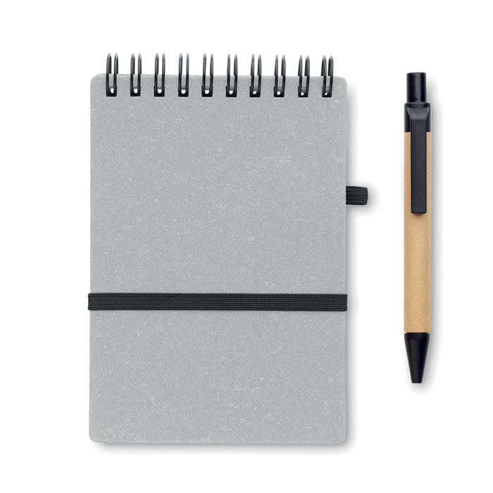 Recycled Notebook and Ballpoint Pen