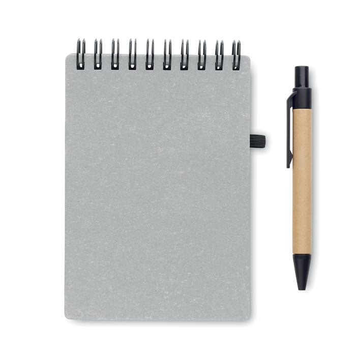 Recycled Notebook and Ballpoint Pen