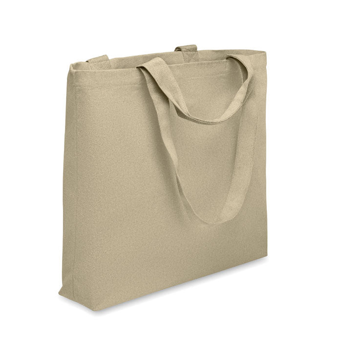 Shopping Bag with Long Handles in Recycled Cotton