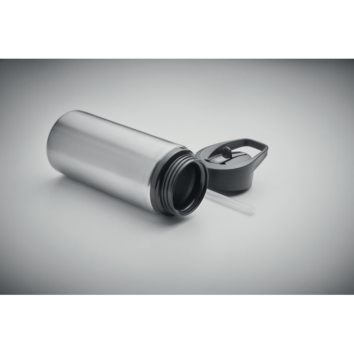 Single Walled Drinks Bottle in Stainless Steel