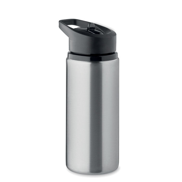Single Walled Drinks Bottle in Stainless Steel