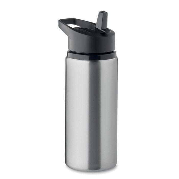 Single Walled Drinks Bottle in Stainless Steel