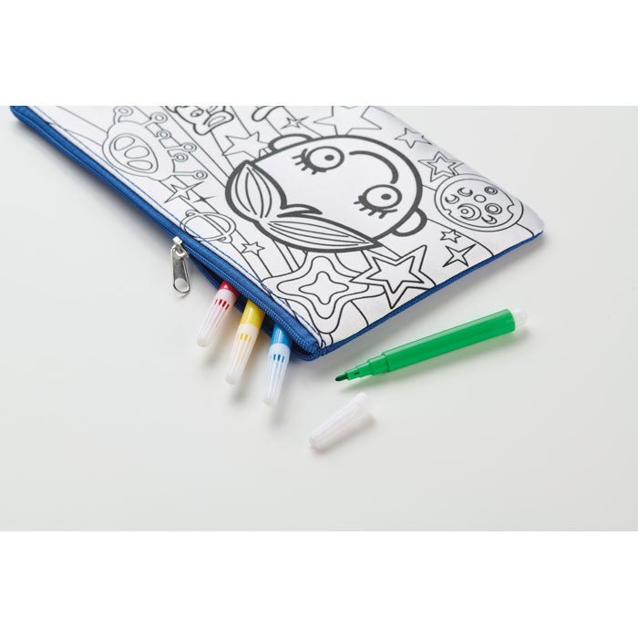 Colouring Pencil Case with Markers
