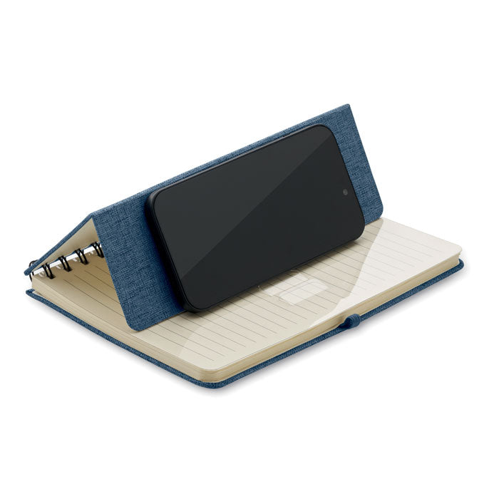 A5 Notebook with Phone Holder