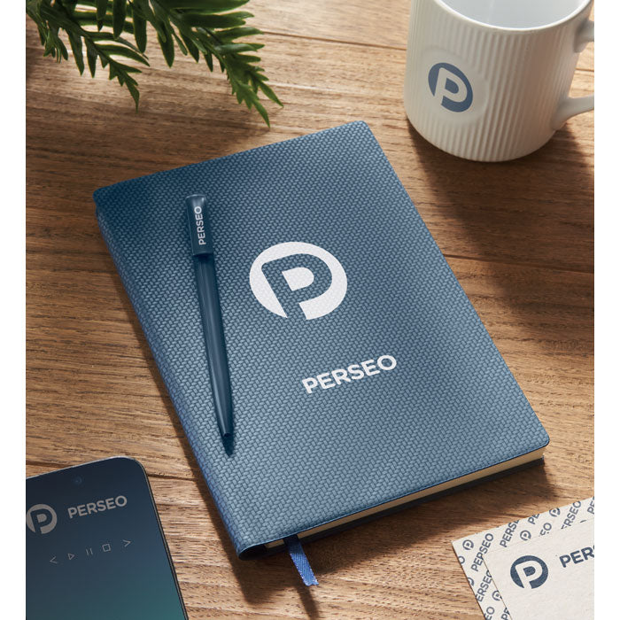 A5 PU Notebook with Ballpoint Pen