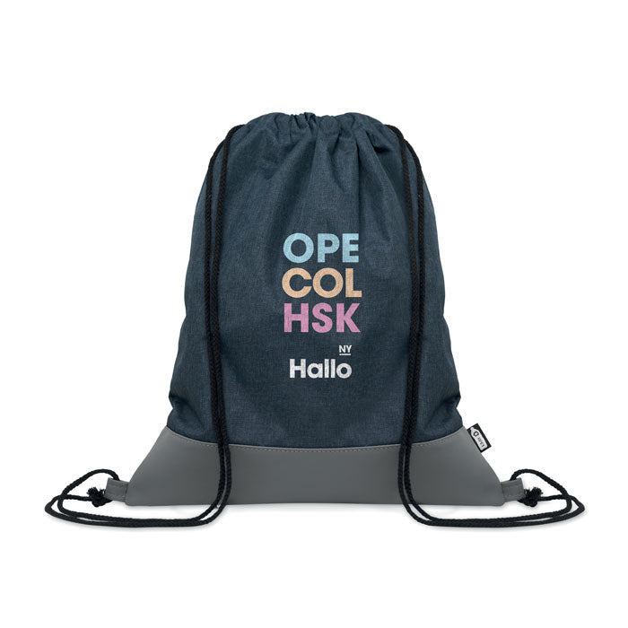 PU 2 Tone Drawstring Bag