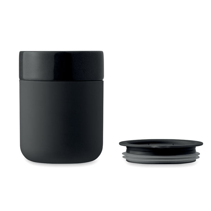 Ceramic Tumbler with Silicone Sleeve