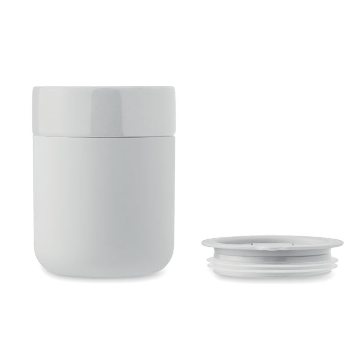 Ceramic Tumbler with Silicone Sleeve