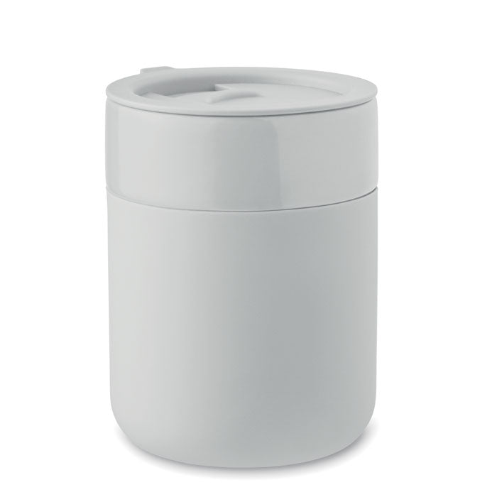 Ceramic Tumbler with Silicone Sleeve