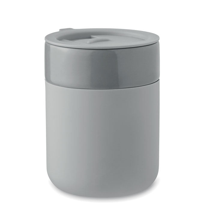 Ceramic Tumbler with Silicone Sleeve