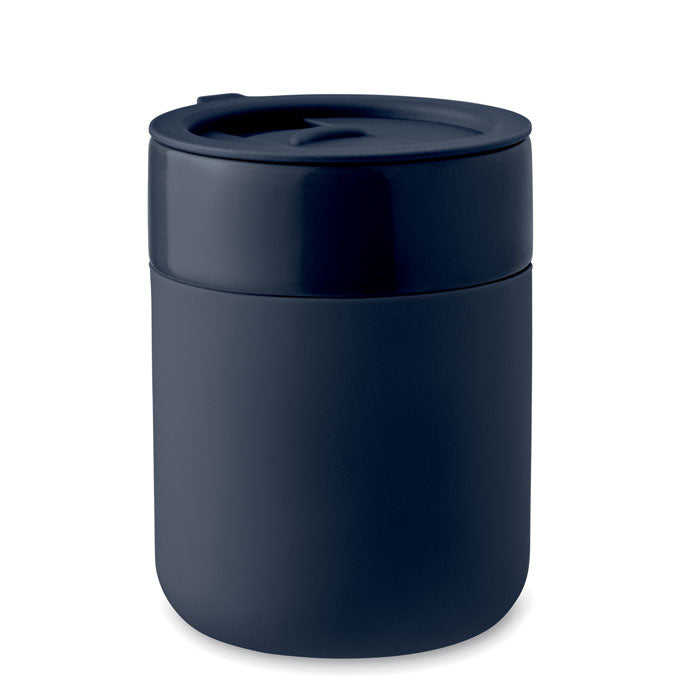 Ceramic Tumbler with Silicone Sleeve