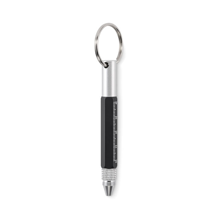 Keyring with Twist Action Pen
