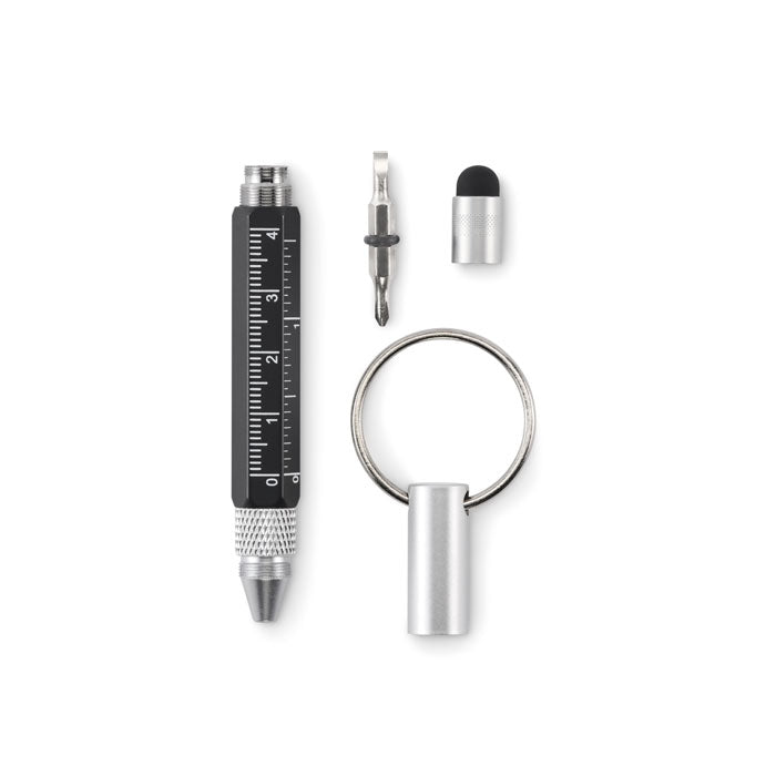 Keyring with Twist Action Pen