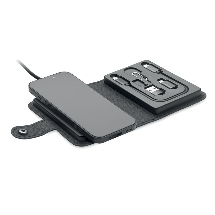 4-in-1 Cable Connector Set with Wireless Charger