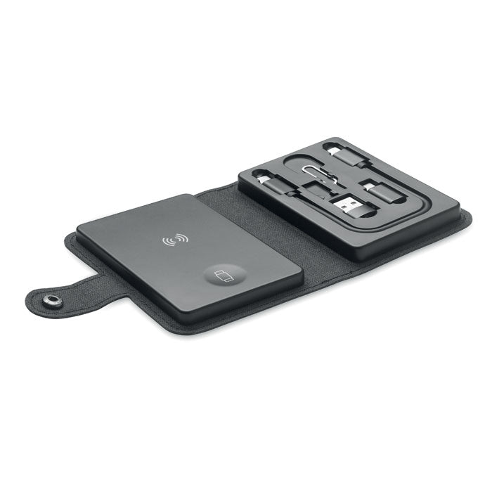 4-in-1 Cable Connector Set with Wireless Charger