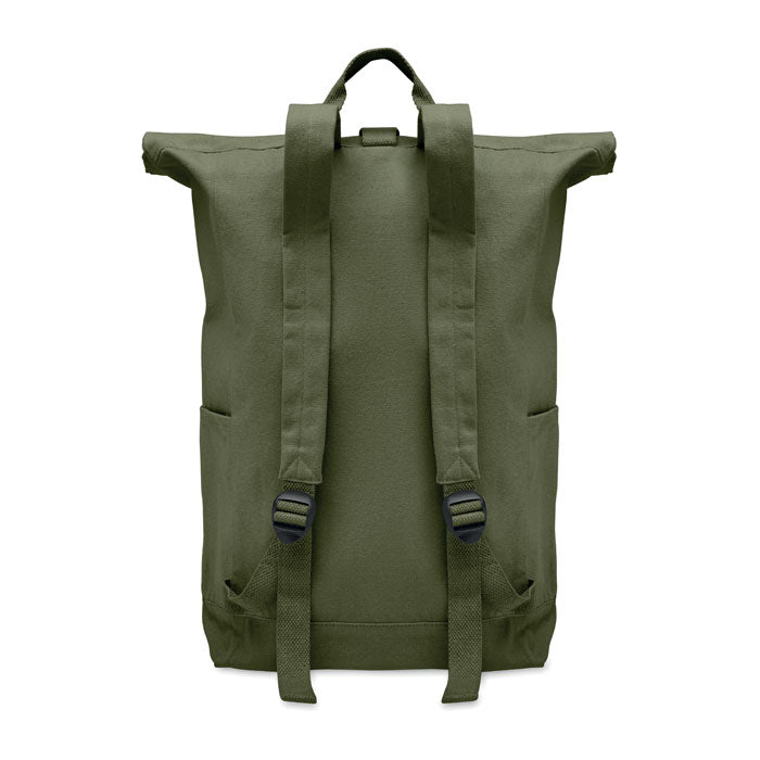 Rolltop Cotton Backpack