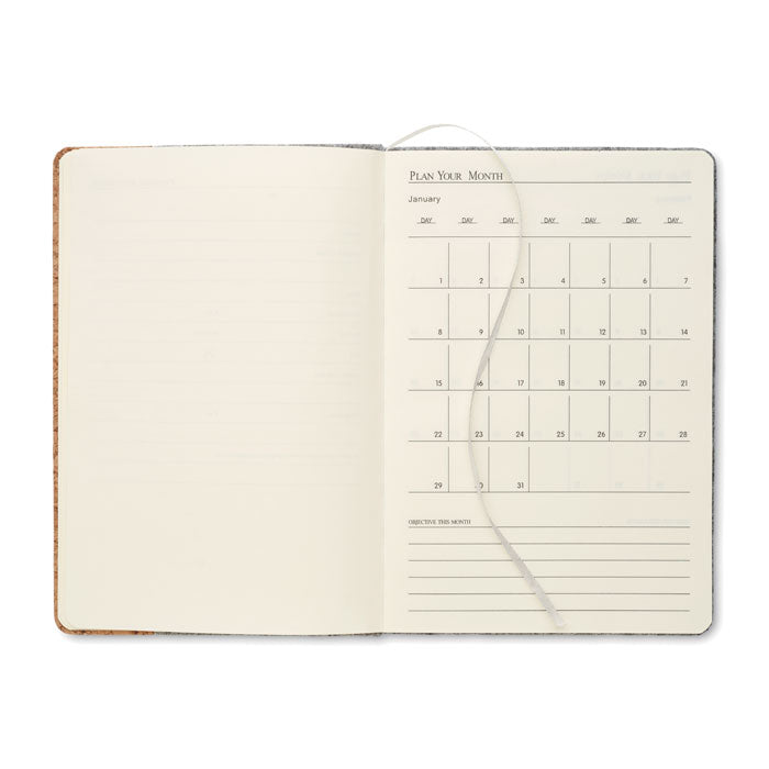 A5 Cork and Felt Notebook
