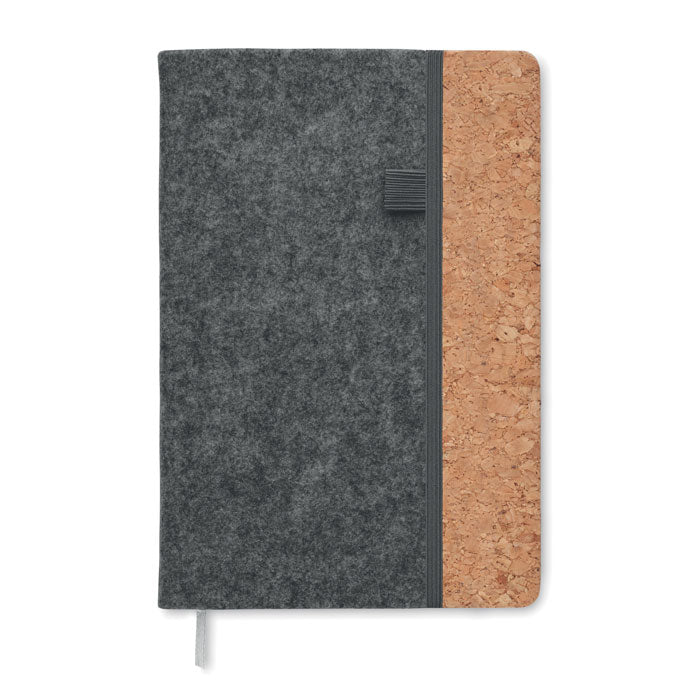 A5 Cork and Felt Notebook