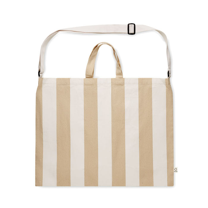 Extra Large Striped Beach Bag