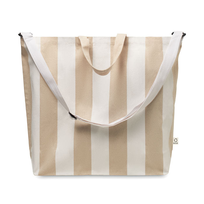 Extra Large Striped Beach Bag