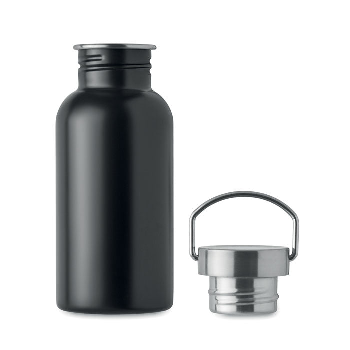 Single Walled Drinks Bottle in Stainless Steel