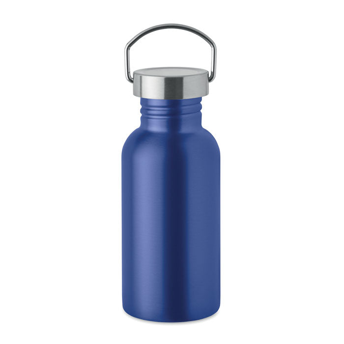 Single Walled Drinks Bottle in Stainless Steel