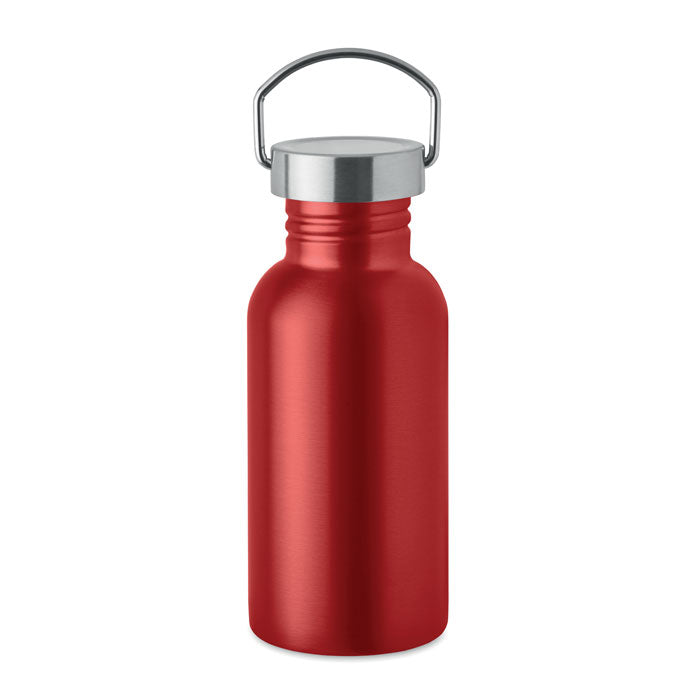 Single Walled Drinks Bottle in Stainless Steel