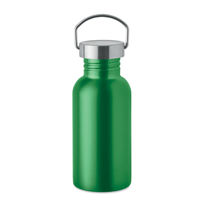 Single Walled Drinks Bottle in Stainless Steel