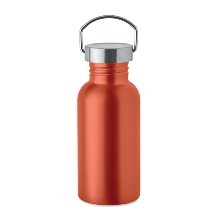 Single Walled Drinks Bottle in Stainless Steel